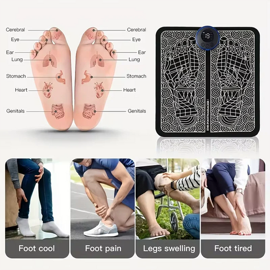 Masajeador Inteligente de Pies con Control Remoto – Terapia de Pulso